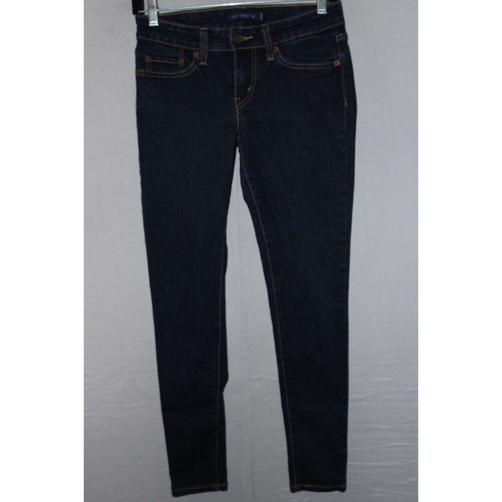 Levi's 535 Juniors Legging Jeans Size 3 Dark Wash Casual Hip Preppy